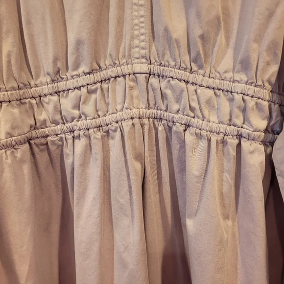 J.‎ Crew Boho Cottagecore Coastal Cowgirl smocked-waist lavender midi dress 2X - Picture 5 of 12